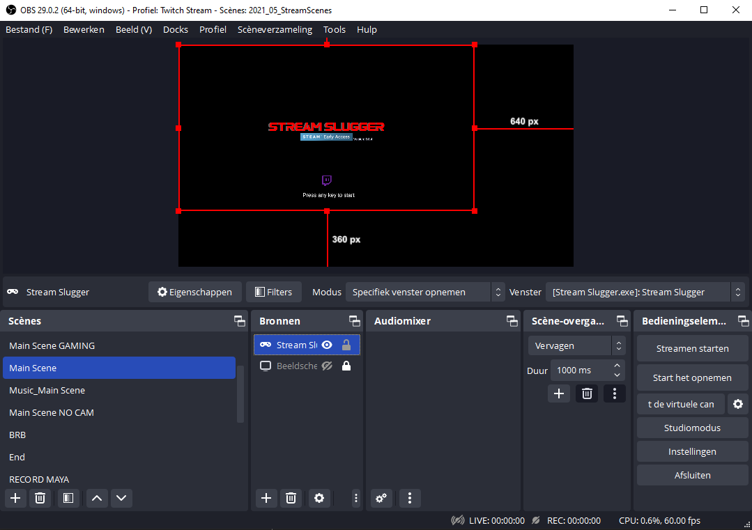 Resize and layer Stream Slugger